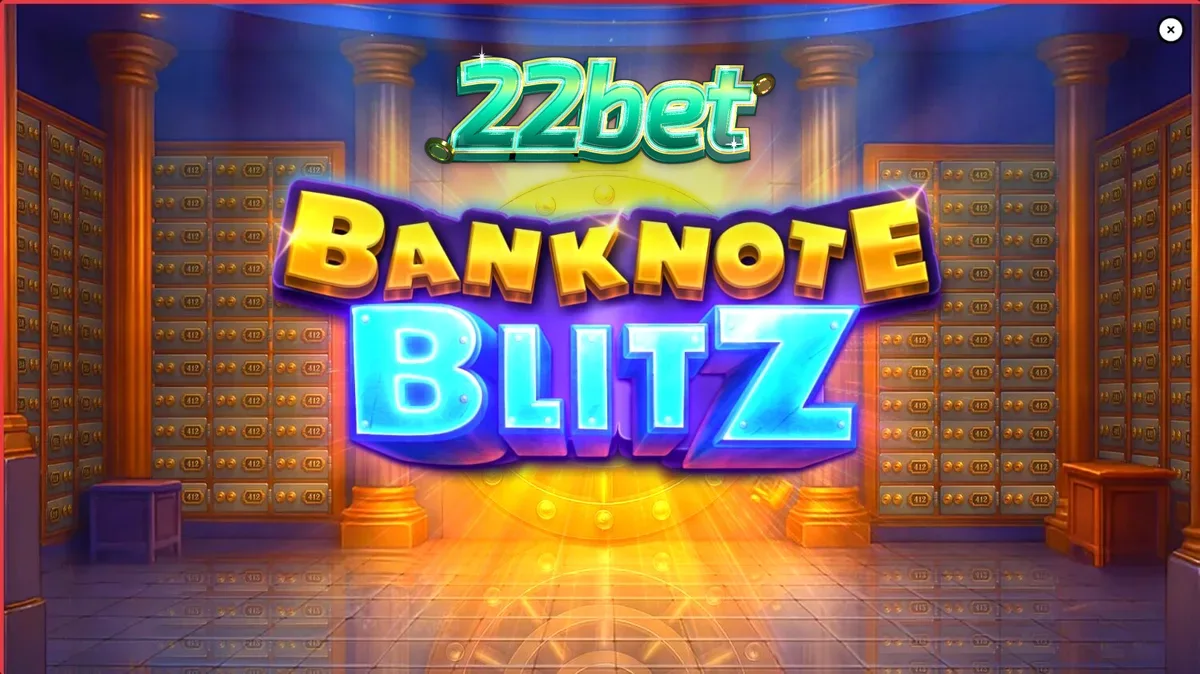 Interface do slot Banknote Blitz com tema de cofre de banco